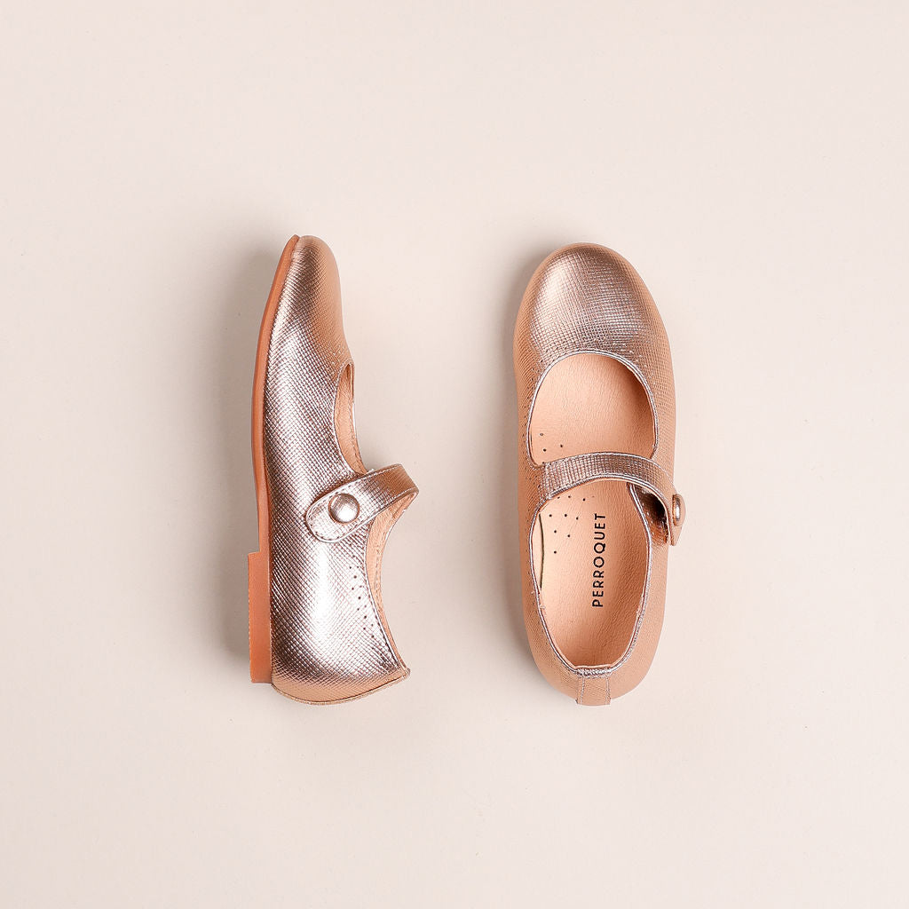 DOT Mary Jane Shoes Dressy & Casual Perroquet Shoes Rose Gold / 35 DOT Mary Jane Shoes Dressy & Casual Perroquet Shoes Rose Gold / 35