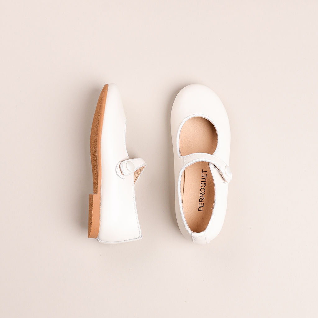 White Mary Jane - Girls