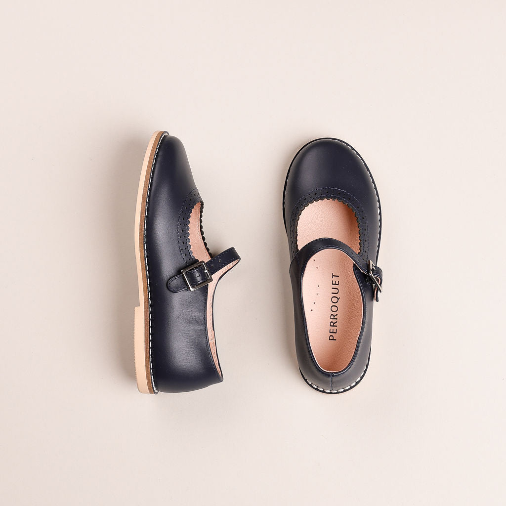 Ivory Mary Jane Shoes for Girls | Perroquet – Perroquet Shoes