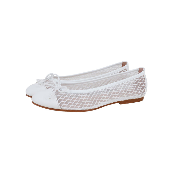 Ballet Flat - Mesh/white