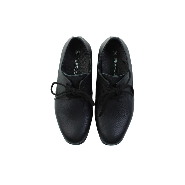 Boys Dressed Lace Shoe - Black