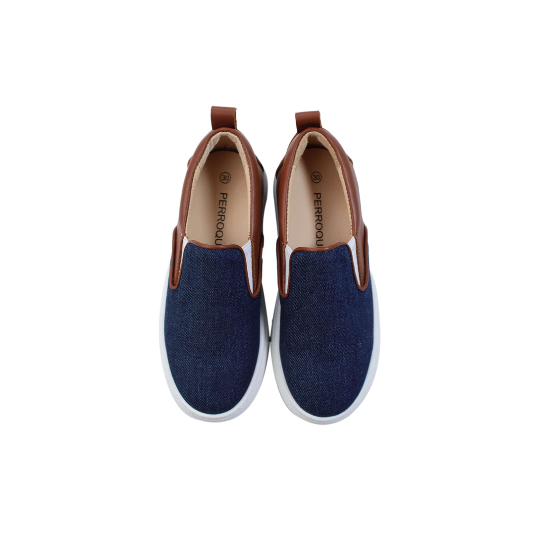 Boys Slip on sneaker - Denim/Luggage