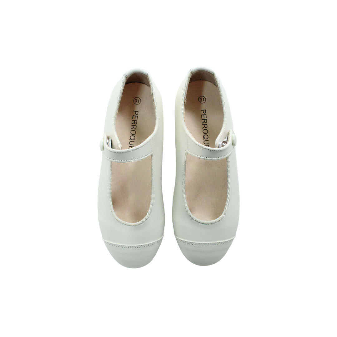 Cap Toe Mary Jane - Ivory