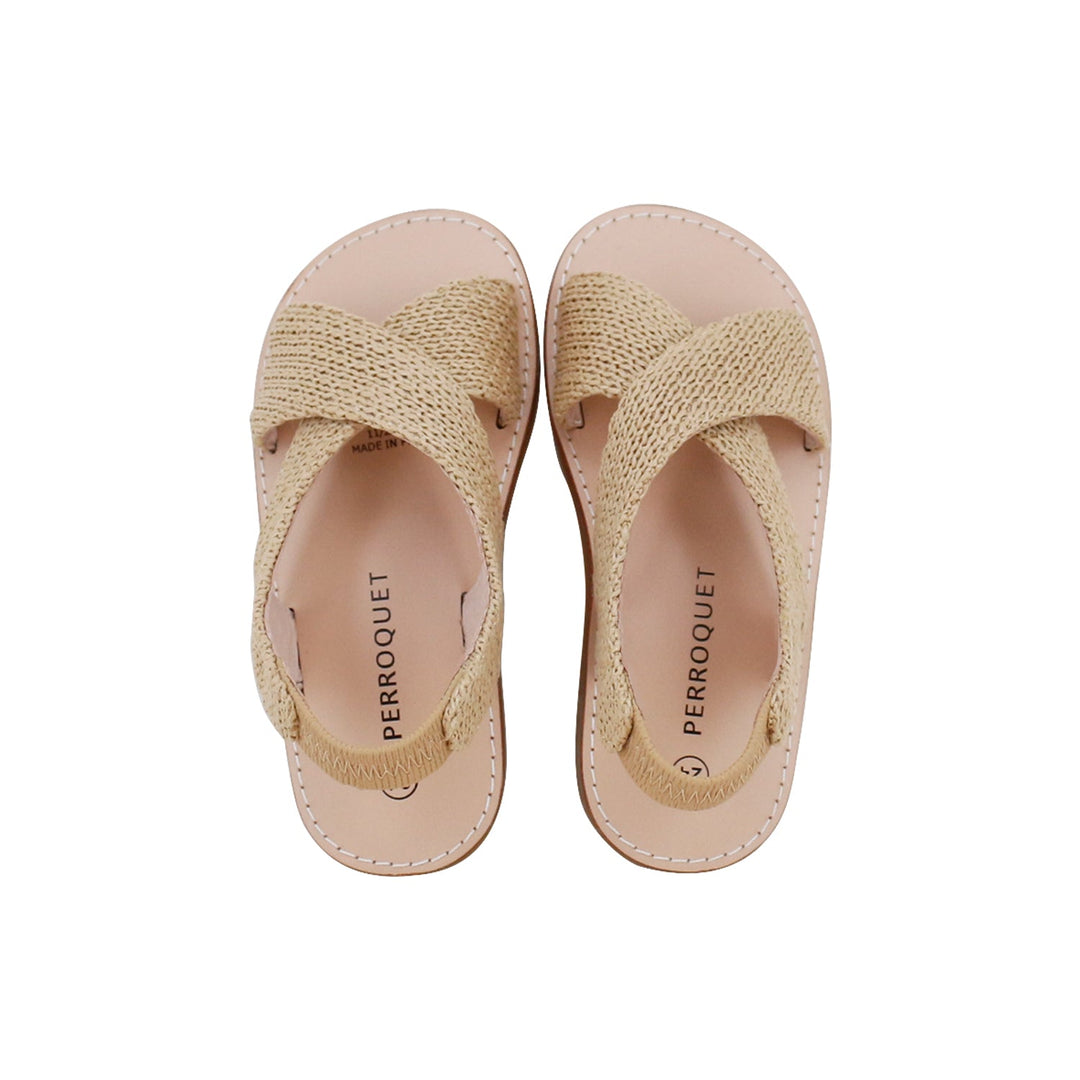 Criss Cross Sandal - Beige