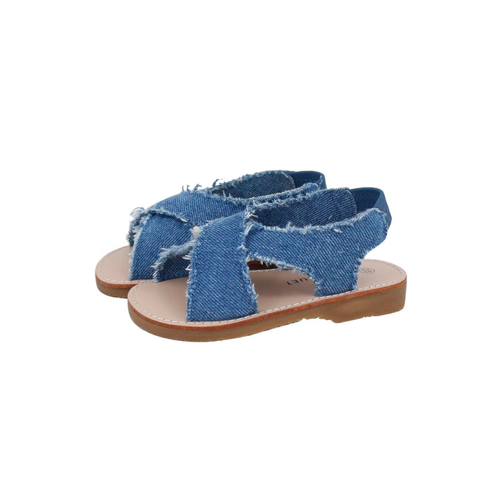 Criss Cross Sandal - Denim