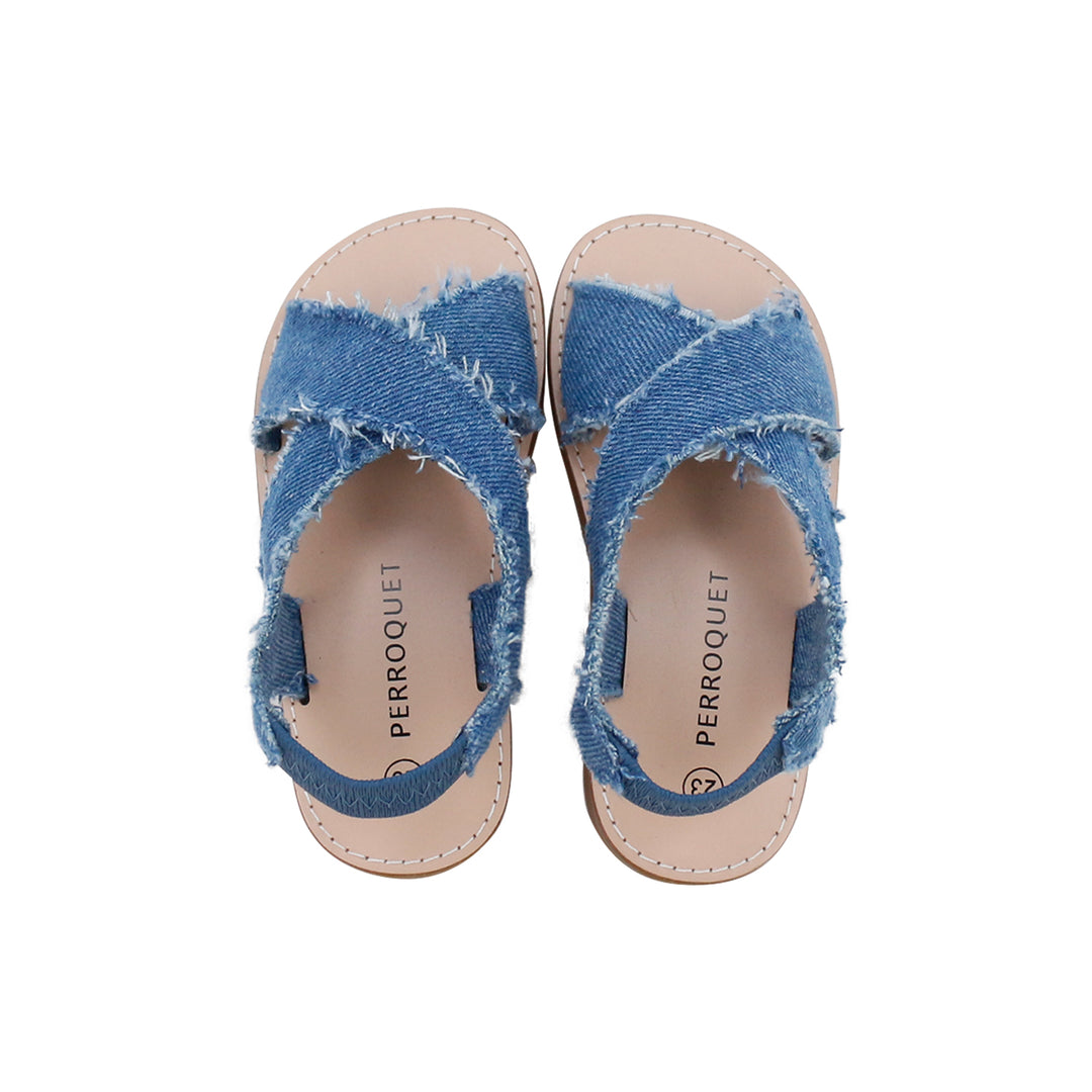 Criss Cross Sandal - Denim