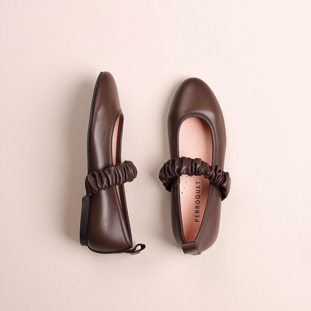 Scrunchie Ballet Flat