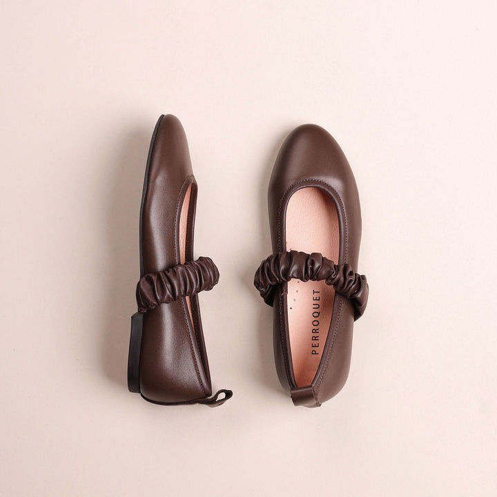 Scrunchie Ballet Flat