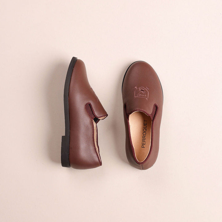 Smoking Shoe With Crest and thick sole
