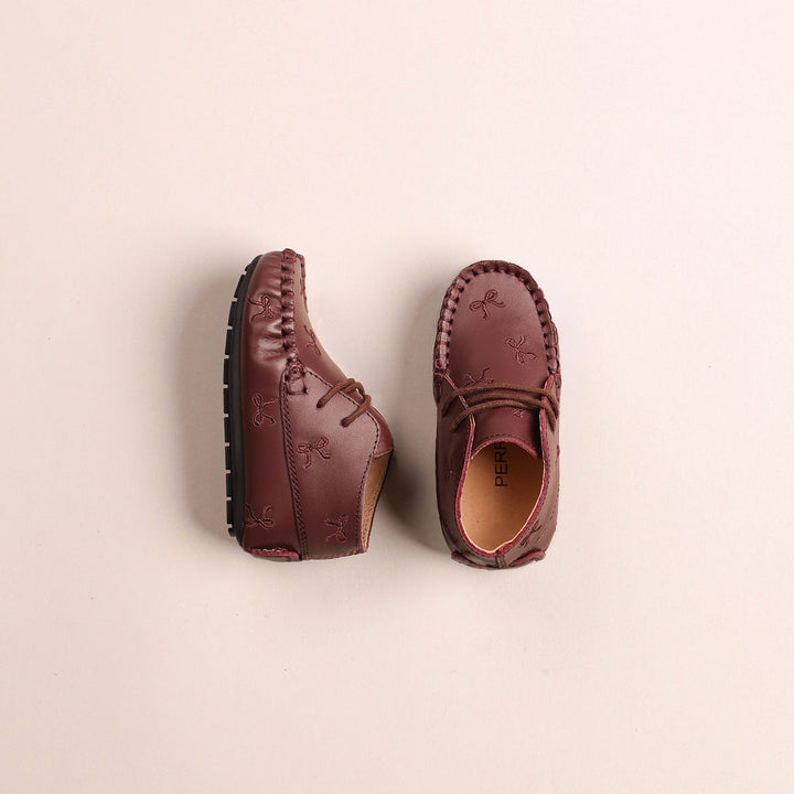 Baby Mocassin Shoe Embroidered