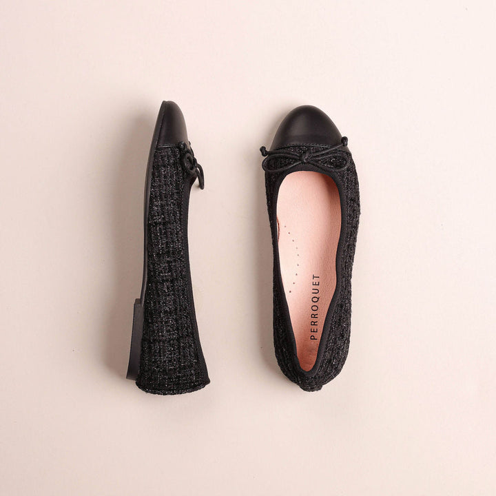 Ballet Flat With Cap Toe