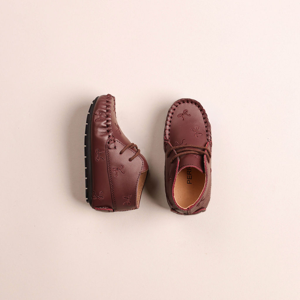 Baby Mocassin Shoe Embroidered