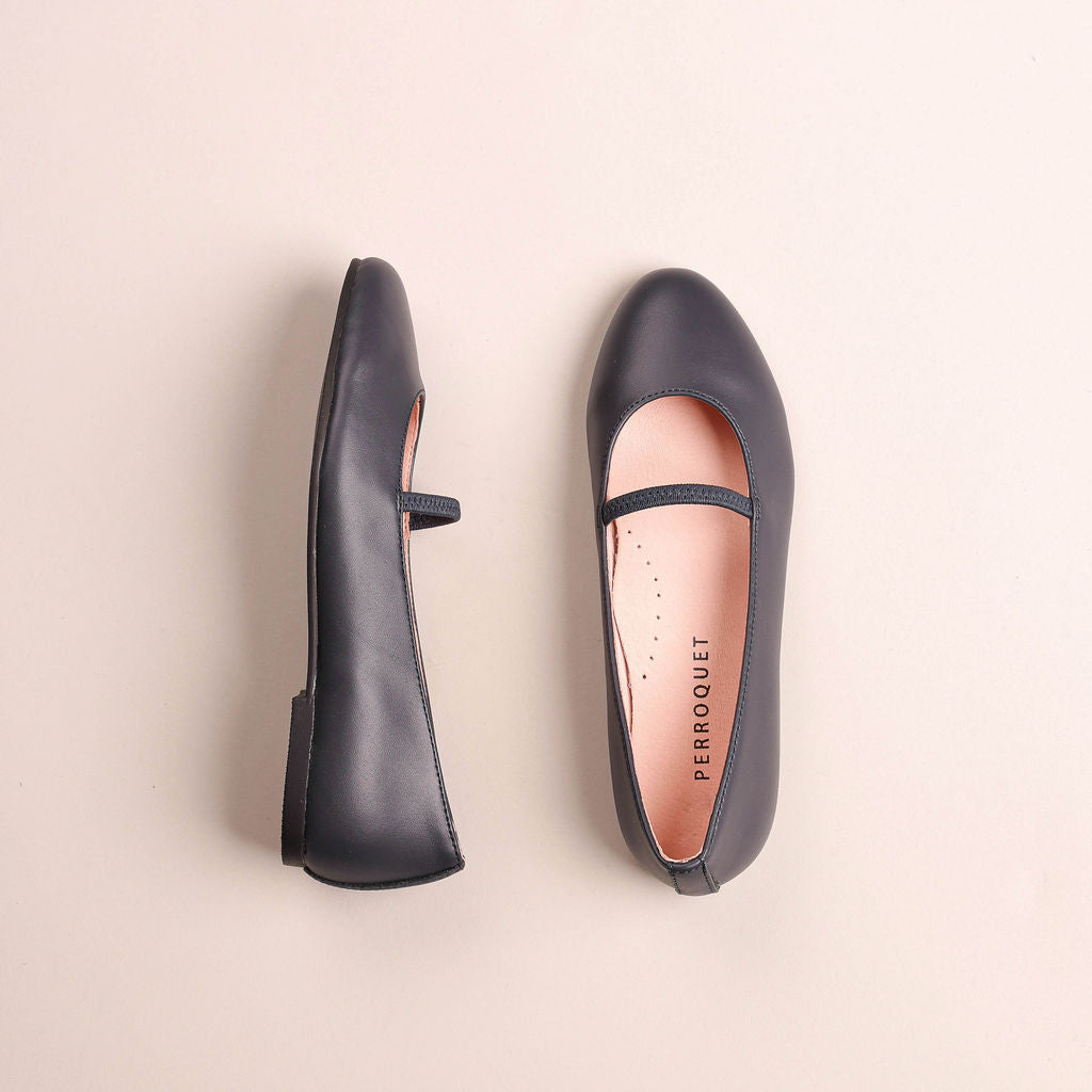 Ballet Flat With Front Thin Elastic
