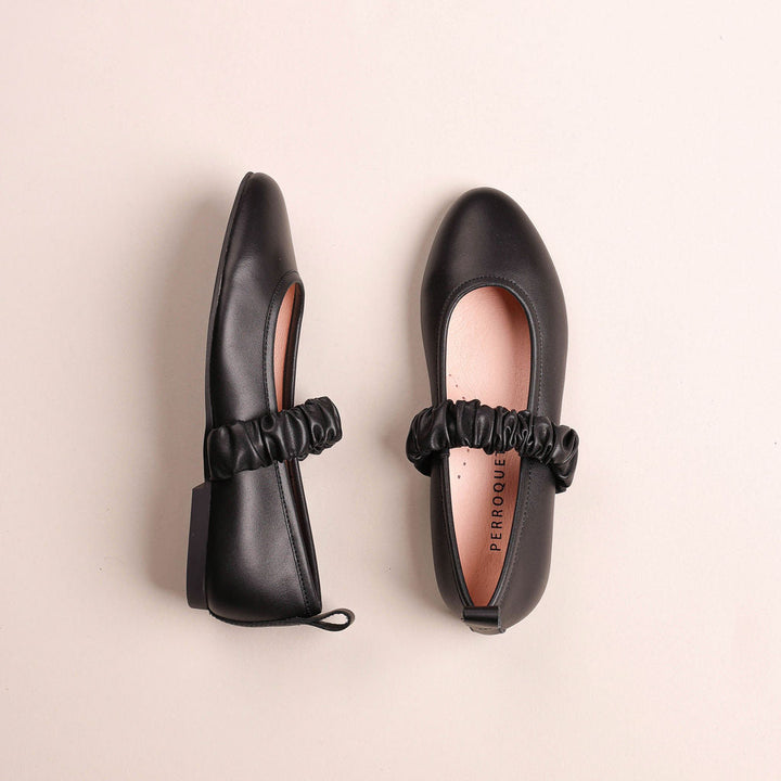 Scrunchie Ballet Flat