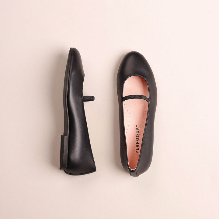 Ballet Flat With Front Thin Elastic