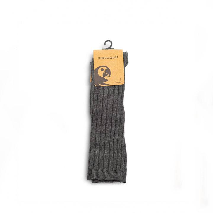 Knee Socks Ribbed - Grey