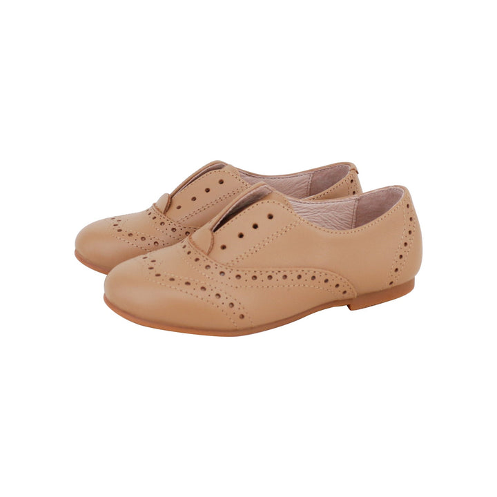 Laceless Oxford - Camel