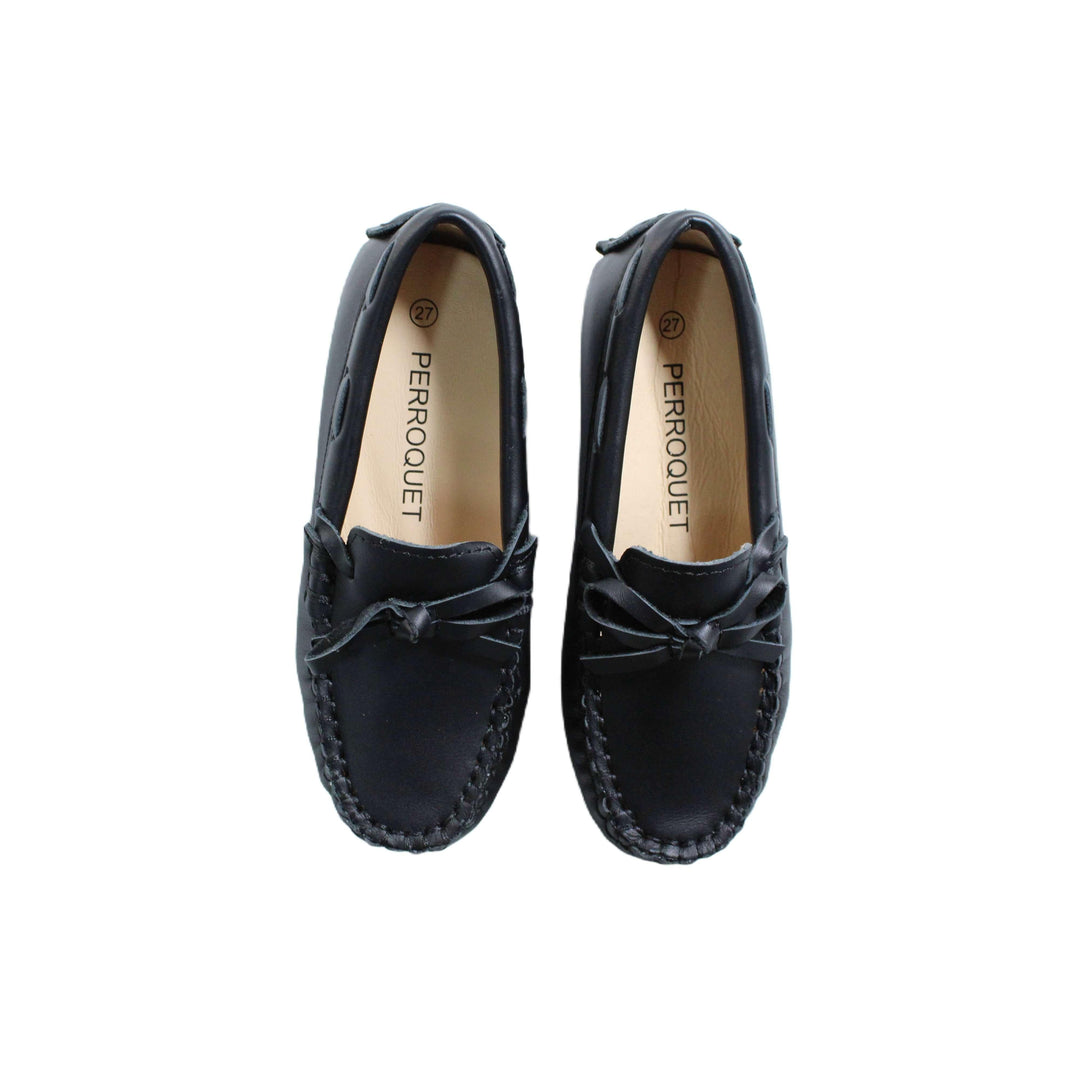 Loafer with Bow - Black