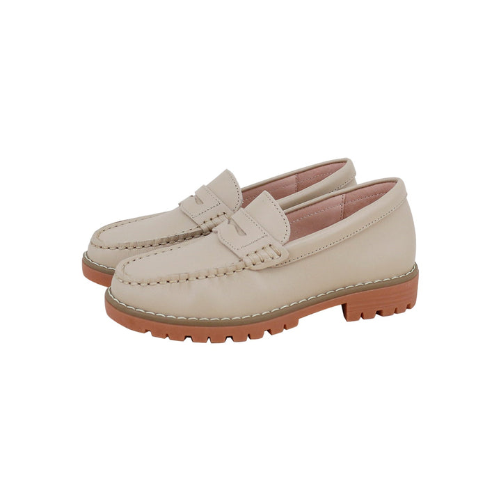 Lug Sole Loafer - Taupe