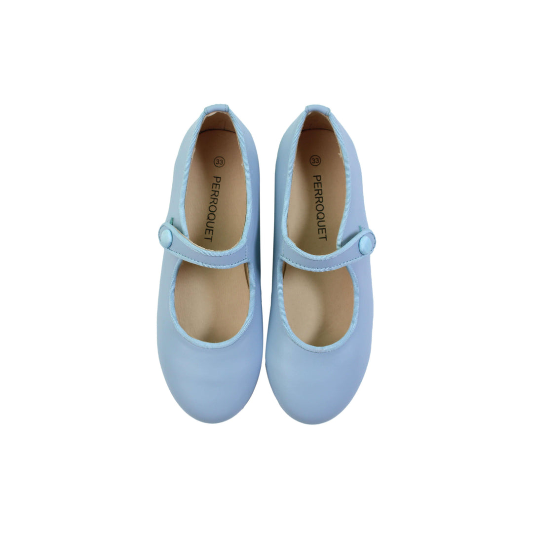 Round Front Mary Jane - Powder Blue