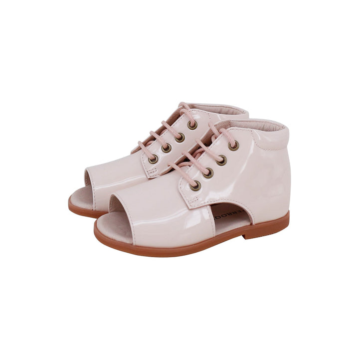 Open Toe Baby Shoe - Pink