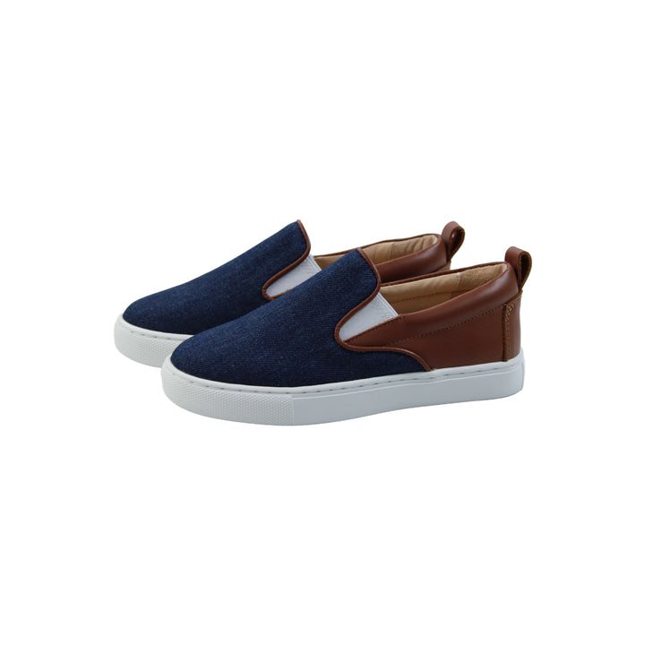 Boys Slip on sneaker - Denim/Luggage