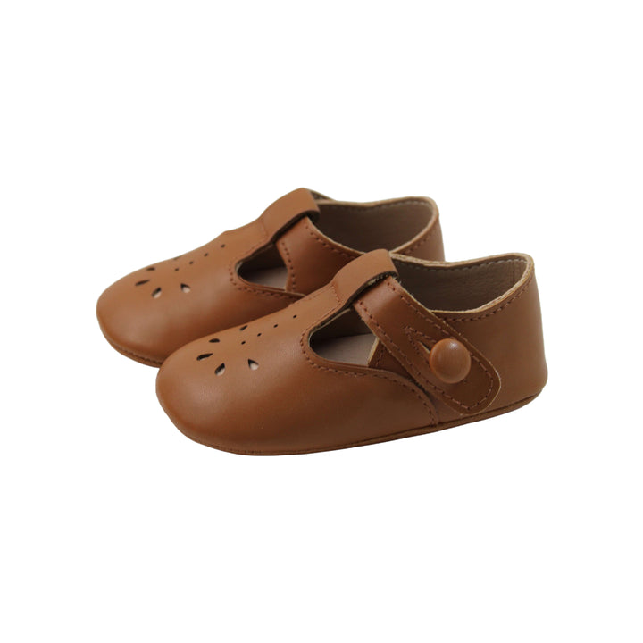 T Strap Soft sole - Camel