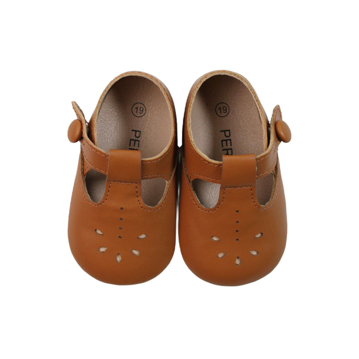 T Strap Soft sole - Camel