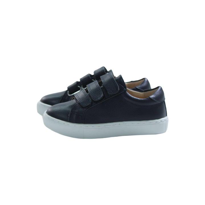 Boys Triple Velcro Sneaker - Navy