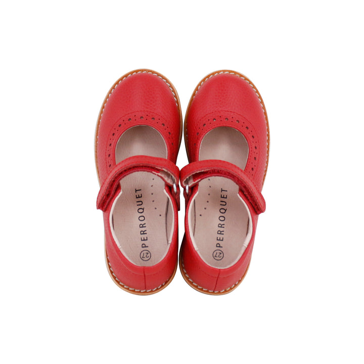 Velcro Mary Jane - Red