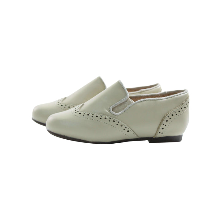 Wingtip Smoking Shoe - Beige